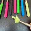 Puntero Retráctil para Lectura con Dedo Luminoso para Enseñanza en Casa Acero Inoxidable Retráctil Gratis Batuta de Lectura para Niños