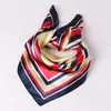 Lenço de Seda Profissional para Uso Bancário, Comissária de Bordo, Hotel, Etiqueta Móvel, Uniforme de Trabalho, Lenço Quadrado Pequeno, Lenço Colorido Feminino para Primavera e Verão