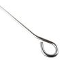 Agujas Gruesas de Acero Inoxidable Cola de Ganso, Agujas Cola de Pato, Agujas para Parrilla de Cuello de Pato, Brochetas para Barbacoa: Agujas 15-35cm