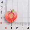 Ornamento de frutas de simulação de alta qualidade, três-dimensionais com gota de óleo, cereja, morango, uva, pêssego, melancia, limão, acessórios DIY, pulseira