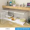 Gaiola para Gato Pequena Doméstica Interna com Banheiro Integrado Suprimentos para Animais de Estimação Casa de Gato Filhote Casa de Gato Primeiro Andar Villa