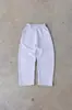 Sudadera Pulóver Estilo Ins Simple Casual Relajado High Street con Bordado de Letra Personalizada Pantalones Anchos Sueltos para Mujer