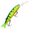 Señuelo Minnow de Múltiples Secciones, Cebo de Pesca de Múltiples Secciones, Señuelo Artificial Minnow de Dos Secciones Hundible de 14 cm - 16 g, Señuelo Duro Específicamente para Lucio y Trucha
