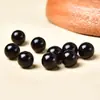 Contas Soltas Redondas de Bodhi Natural Madeira Fulminada Areia Negra Sândalo Madeira de Pessegueiro Madeira de Asa de Frango Sândalo de Seda Dourada Cipreste Chinês Aprox.. 6-12mm