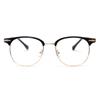 0249 Montura de Gafas Retro Estilo Coreano para Miopía Montura de Gafas Planas de Moda para Hombres y Mujeres Cejas Distintivas Estilo Japonés Se Puede Adaptar Ins