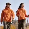 2026 Nueva Chaqueta Softshell para Mujer Impermeable Cortavientos para Exteriores Abrigo de Otoño Invierno Ligero Chaqueta Softshell con Capucha para Pareja para Hombre