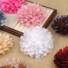 Directo de fábrica, disponible 11 cm, flores grandes, camelias, flor de tela hecha a mano, accesorios para ropa, accesorios DIY, accesorios