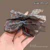 Scrunchie de cetim plissado estilo coreano para mulheres, novo modelo 2026, alta elasticidade, prendedor de cabelo durável, faixa de cabelo, acessório de cabelo elástico