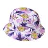 Chapéu de Pescador Transfronteiriço Personalizado Estampa Floral Dupla Face Chapéu Balde Chapéu de Sol Masculino para Viagem ao Ar Livre