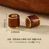 Joias Personalizadas Prata S925 Banhada a Ouro Esmalte Contas Cilindro Contas Espaçadoras Pulseira DIY Feita à Mão Colar Materiais para Joias Acessórios