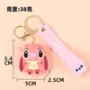 Llavero de goma blanda con mascota de dibujos animados personalizado, muñeco 3D de silicona, colgante para llavero de coche DIY, pequeño regalo