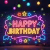 Amazon Transfronterizo Tela de Fondo de Cumpleaños Pareja Decoración de Fiesta Bandera de Dibujos Animados Arreglo de Celebración de Cumpleaños para Niños Tela Colgante de Pancarta