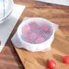 Película Conservadora de Silicona para el Hogar Cocina Sobras Transparente Sellada Cubierta Conservadora Refrigerador Alimentos Anti-cadena Película Elástica