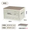 Caja de Almacenamiento para Exteriores Mesa Plegable para Acampar Caja de Viaje de Doble Propósito Montaje en Coche Caja Multifuncional para Picnic Mesa Acampar