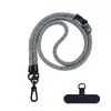 Goma para cordón de teléfono móvil de 10 mm de grosor, cuerda ajustable en diagonal, clip para teléfono móvil, cordón anti-pérdida, cordón para cuello