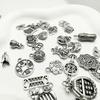 Colgante de moneda de plata Xizang vintage estilo nacional carácter de la suerte ábaco calabaza colgante pequeño accesorios de adornos tejidos a mano diy