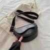 Bolsa de sillín estructurada de gran capacidad para desplazamientos, moderna y a la moda, bolso cruzado de hombro para mujer simple y único, bolso de mano y bolso mensajero