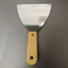 Espátula de 2 pulgadas con mango de madera y mango de bambú Espátula de 3 pulgadas con acabado espejo engrosada Raspador de limpieza Multiespecificación