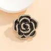 Broche de Flor de Camélia de Alto Padrão Design de Nicho Corsage Pequena Fragrância Acessórios de Alfinete Elegante de Luxo de Alto Padrão para Terno