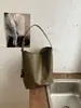 Bolso de mano tejido con patrón transfronterizo para mujer, nuevo bolso de hombro único de nicho 2026 para mujer, bolsa de mano tote vintage versátil de gran capacidad