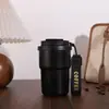 Copo térmico de alta qualidade, portátil, de grande capacidade, com separador de chá, alça e cordão, perfeito para uso ao ar livre
