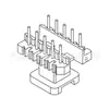 Transformador EI22 Esqueleto EI23 Bakelita Esqueleto Alta Frecuencia Bobina Esqueleto Vertical 5+5 Pines