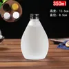 Botella de Vidrio, Botella de Vino Transparente de Grado Alimenticio, Botella de Vino de Frutas de Alta Gama, Botella de Vino de Ciruela Verde, Vino de Sopa de Ciruela Ácida, Botella para Bebida de Té con Leche