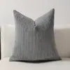 Funda de Cojín para Sofá de Pana Rayas Maíz Color Sólido Transfronteriza Tela Color Sólido Cojín Trasero de Cama para el Hogar Dropshipping