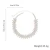 Collar Coreano Ins Super Brillante de Diamantes Irregulares Cadena de Clavícula Creativa de Nicho Moda Lujo Accesible Estilo Genial Joyería para Mujeres