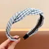 Diadema vintage de lunares plisada de ala ancha para mujer, casual y única, con un toque de alta gama, diadema versátil que hace que la cabeza se vea más alta y el rostro parezca más pequeño