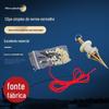Clip para Minhoca Vermelha dispositivo de amarração de insetos clip para isca granular isca de minhoca vermelha clip de minhoca de terra suprimentos para equipamento de pesca atacado