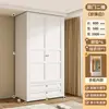 Armario de acero para uso doméstico en el dormitorio, modelo nuevo para viviendas de alquiler, mueble de almacenamiento sencillo, armario infantil de hierro metálico