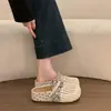Zapatos Muller para Mujer 2026 Malla Estilo Verano Suela Suave Resistente al Desgaste Exterior Nuevos Zapatillas de Media Cara Perezosas Antideslizantes Suaves