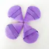 Pequena Esponja Triangular Flocada para Pó, Esponja Macia Flocada Densa para Pó de Mel, Atacado de Novo Fabricante Dupla Face para Pó Solto Almofada de Ar