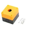 Caja de Control de Pulsador de Parada de Emergencia Lay37 Caja de Pulsadores de Agujero Único de 22 mm Caja de Control de Interruptor para Ascensor de Carga