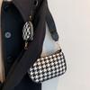 Bolso de mujer con cambio de pata de gallo, primavera y verano 2022, bandolera ancha de moda coreana, bandolera fresca para debajo del brazo