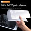 Vendas Diretas da Fábrica Preto Fosco Branco Fosco Preto Claro Branco Claro Rolo de Folha de PVC Folha Folha de Plástico Rígida Processamento Corte Vinco Impressão