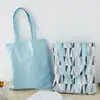 Bolsa Tote de Lona Dupla Face de Uso Duplo Bolsa de Lona Bolsa de Mão Bolsa de Compras Bolsa de Armazenamento Bolsa para Miudezas