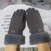 Guantes Calientes Gruesos de Terciopelo Alemán con Forro de Terciopelo para Otoño e Invierno, Guantes Táctiles a Prueba de Viento para Mujer, Guantes para Ciclismo y Exteriores, Venta Directa de Fábrica