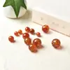 Ágata natural vintage bronceado seis caracteres mantras cuentas sueltas cuentas redondas accesorios hechos a mano con cuentas Accesorios de joyería Diy cuentas