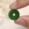 Material de Jade Sintético Esmaltado Cor Natural 20mm Fivela de Segurança Pingente DIY Feito à Mão Pulseira Pingente de Pulseira Acessórios de Trança de Pingente