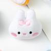 Primavera y verano nuevo broche de conejo felpa lindo animal pequeño caricatura japonés ropa de niñas zapatos colgante de bolso pequeño regalo