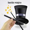 Suprimentos para apresentações de baile, bastão de jazz, bastão de dedo, adereços para apresentações de mágico, mastro branco, mastro de plástico
