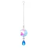 Libélula de Sete Cores Lua Árvore Dourada da Vida Borboleta Animal Pingente de Cristal Pegador de Sol Pingente de Cristal Concentrador de Luz