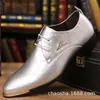 Zapatos Casuales de Negocios para Hombre, Zapatos Formales de Venta Caliente Transfronteriza, Zapatos de Cordones de Cuero Modernos para Hombre, En Stock, Envío Directo de Una Pieza