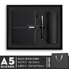 Conjunto de presente de notebook A5 de alta qualidade para negócios com copo térmico, lembrança de registro de reunião de escritório, notebook com logotipo personalizável