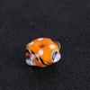 Cuentas de vidrio antiguas de cuatro ojos DIY accesorios para pulsera colgante regalo cuentas de vidrio vintage hechas a mano