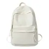 Estilo Simple Color Sólido Bolso de Doble Hombro Unisex Estudiantes Gran Capacidad Ligero Color Sólido Mochila Escolar Mochila Diaria Nuevo Estilo 2026