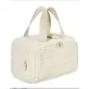 Neceser listo para usar, Neceser ligero grande de boca ancha, Neceser cosmético mullido, Bolsa de almacenamiento, Set de tocador de viaje