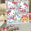 Pintura acrílica dibujos animados infantiles hecho a mano diy pintura al óleo digital pintura al óleo al por mayor verano graffiti decoración para colorear pintura para colgar